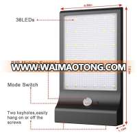 PIR sensor motion light bright outdoor garden led lights Solar Motion Activated Outdoor Wall Light